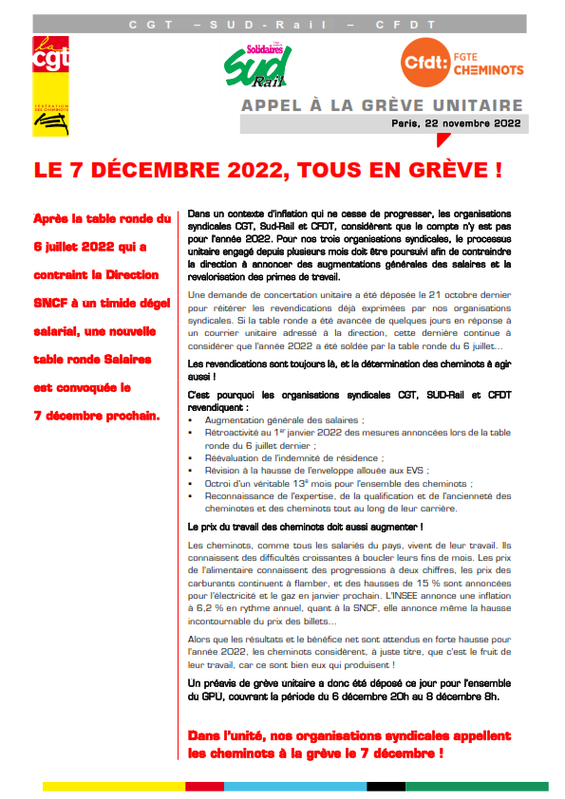 1 - Actualités revendicatives - 20221122_appel_greve_unitaire_07122022CGT_001