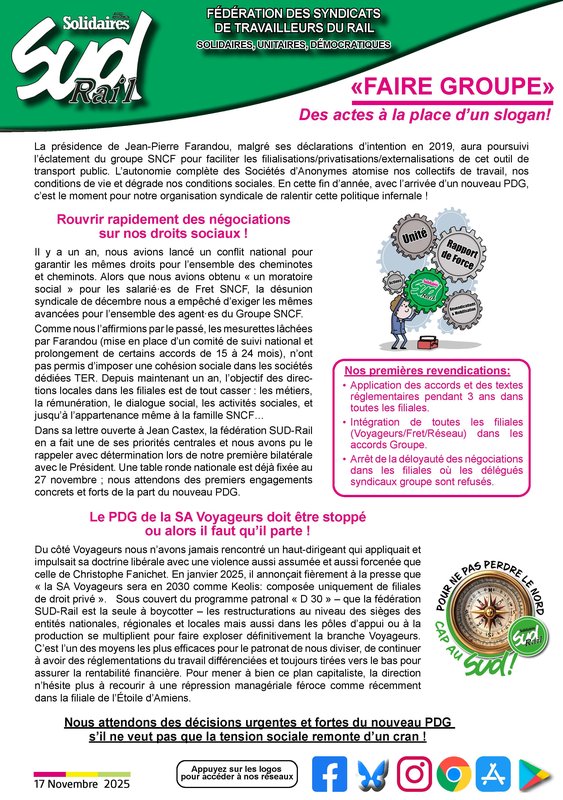 2025 - 11 - 17 - Tract thématique 1 - Faire Groupe