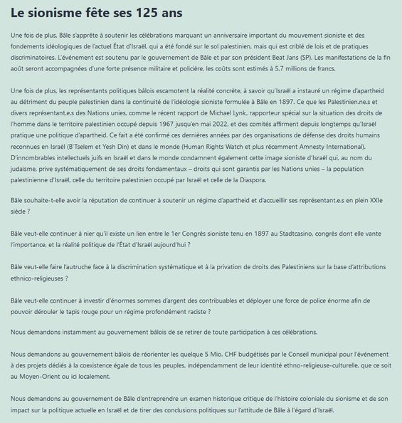 Le sionisme fête ses 125 ans