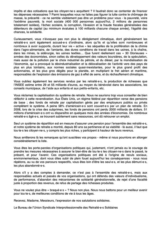Lettre ouverte aux auteurs de la tribune du 21 octobre 2025 - 23