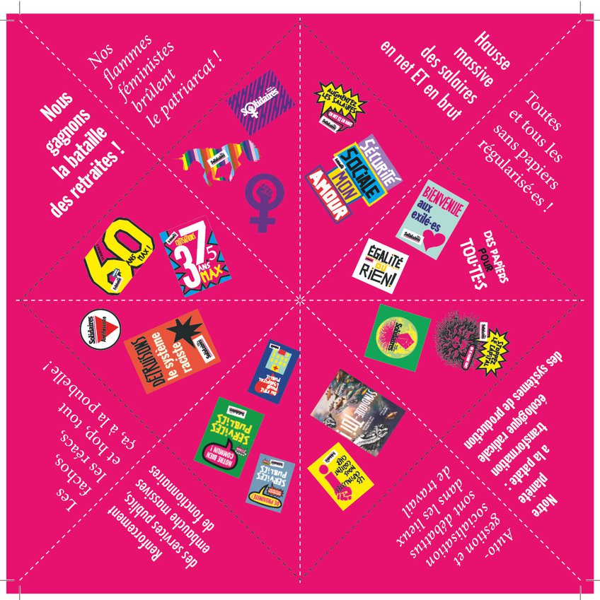 cocotte à plier verso